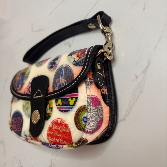 Dooney & Bourke Vintage Disney Flap Wristlet, Collectors Item, RARE- Like New! - Picture 12 of 16